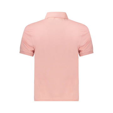 K-WAY Pink Cotton Men Polo Shirt