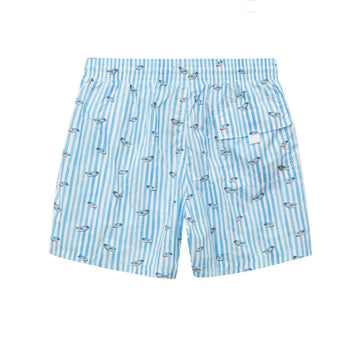 Canali Light Blue Polyester Swimwear