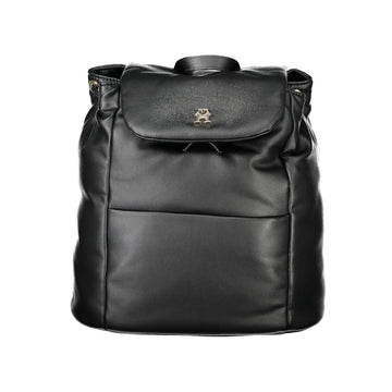 Tommy Hilfiger Black Polyester Women Backpack