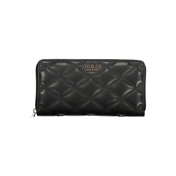 Guess Jeans Black Polyethylene Women Wallet