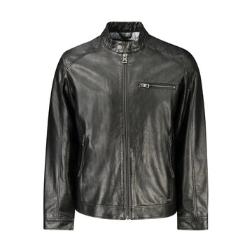Guess Jeans Black Polyethylene Jacket