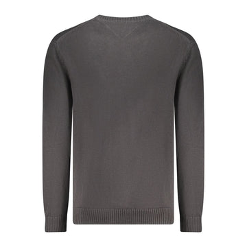 Tommy Hilfiger Black Cotton Men Sweater