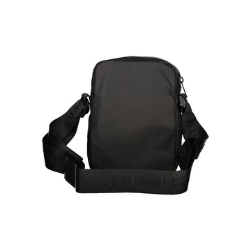 Tommy Hilfiger Black Recycled Polyester Men Shoulder Bag