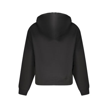Tommy Hilfiger Black Cotton Women Hoodie
