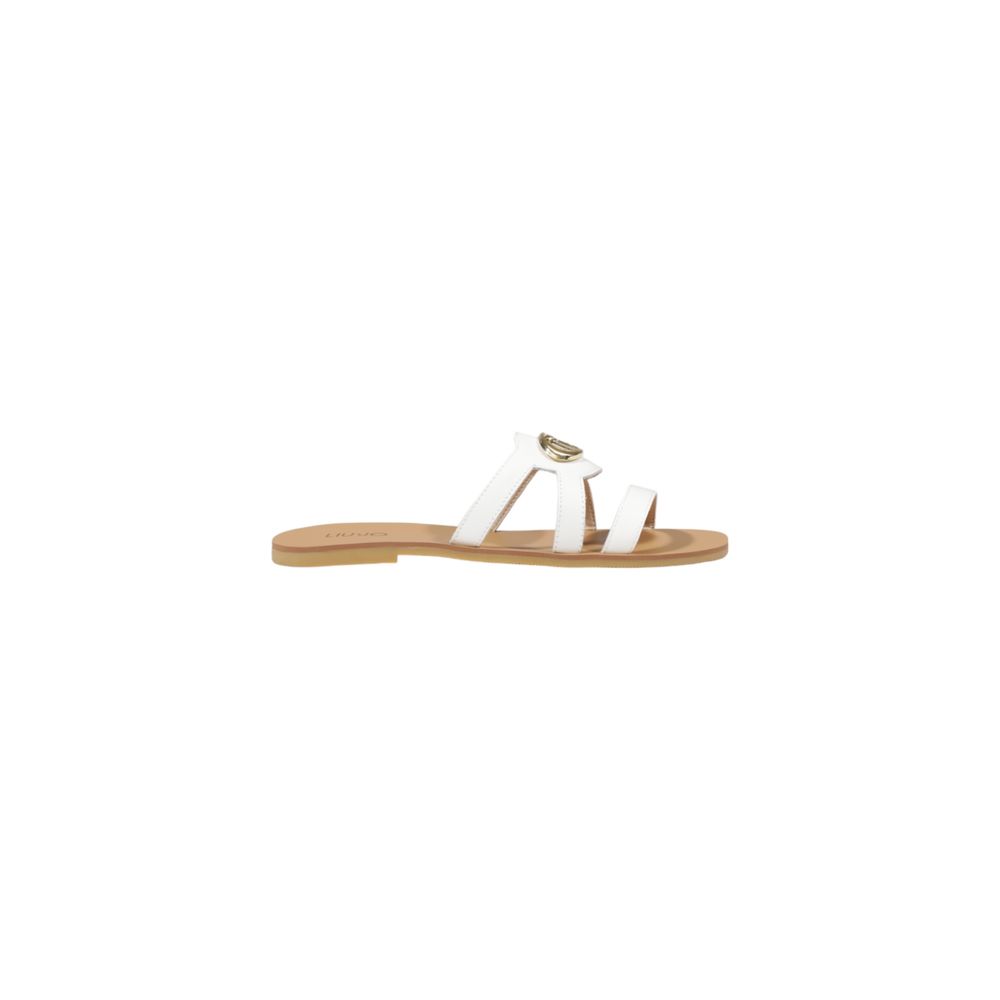 Liu Jo Cream Leather Sandal
