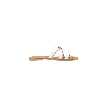 Liu Jo Cream Leather Sandal