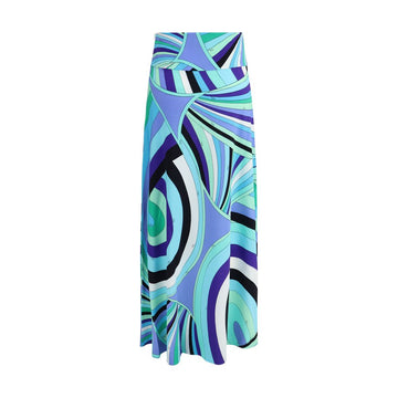 Emilio Pucci Iride print long Skirt