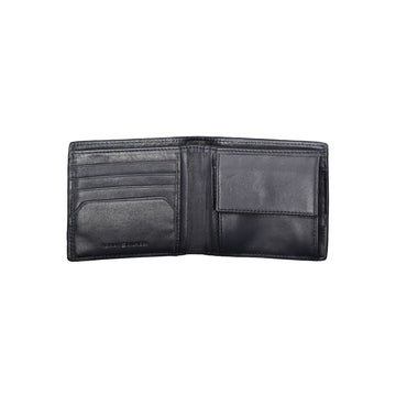 Tommy Hilfiger Blue Leather Men Wallet