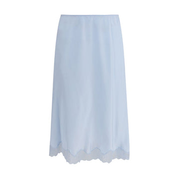 The Row Irene midi silk Skirt