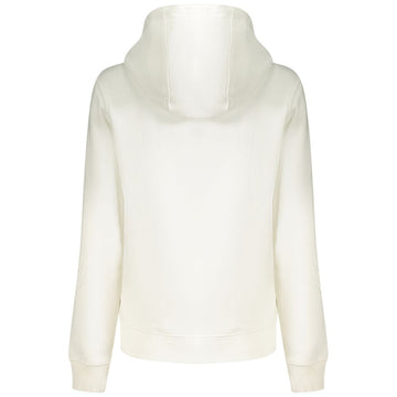 Tommy Hilfiger White Cotton Women's Hooded Sweater
