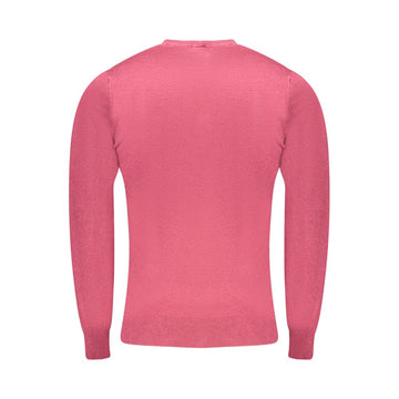 Cavalli Class Red Viscose Men Sweater