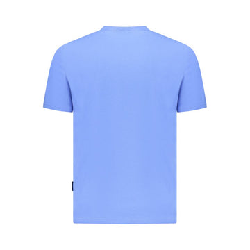 Napapijri Blue Cotton Men T-Shirt