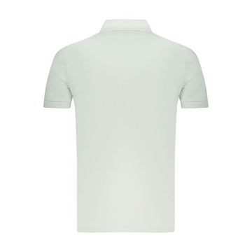 Hugo Boss Green Cotton Men Polo Shirt