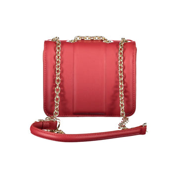 Mario Valentino Red Polyethylene Women Handbag