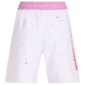Comme Des Fuckdown White Cotton Short