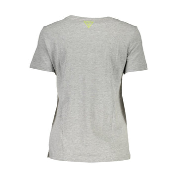 Guess Jeans Gray Cotton Unisex T-Shirt