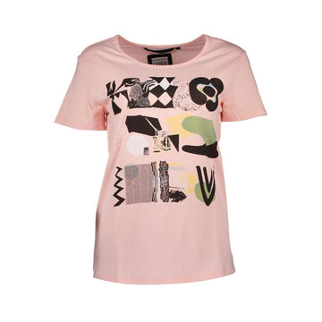 Silvian Heach Pink Cotton Unisex T-Shirt
