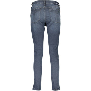 Calvin Klein Blue Cotton Women's Skinny Jean