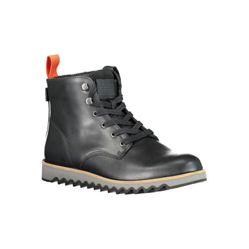 Levi's Black Leather Men Boot