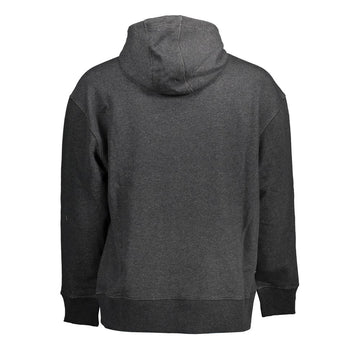 Tommy Hilfiger Black Cotton Mens Hoodie