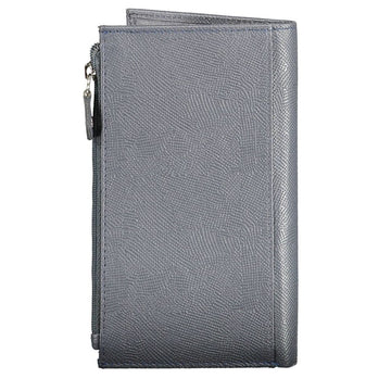 Sergio Tacchini Blue Leather Men Wallet