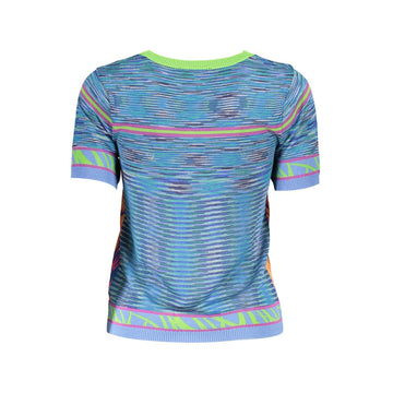 Desigual Blue Cotton Sweater
