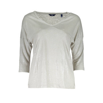 Gant Gray Linen Sweater