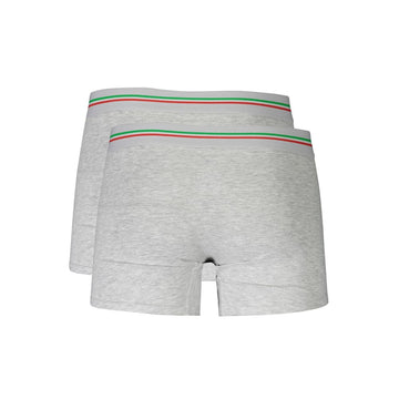 Aeronautica Militare Brown Cotton Men Boxer