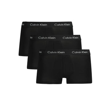 Calvin Klein Black Cotton Men Boxer
