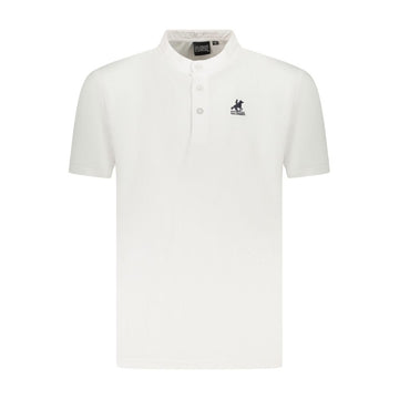 U.S. Grand Polo White Cotton Men Polo Shirt