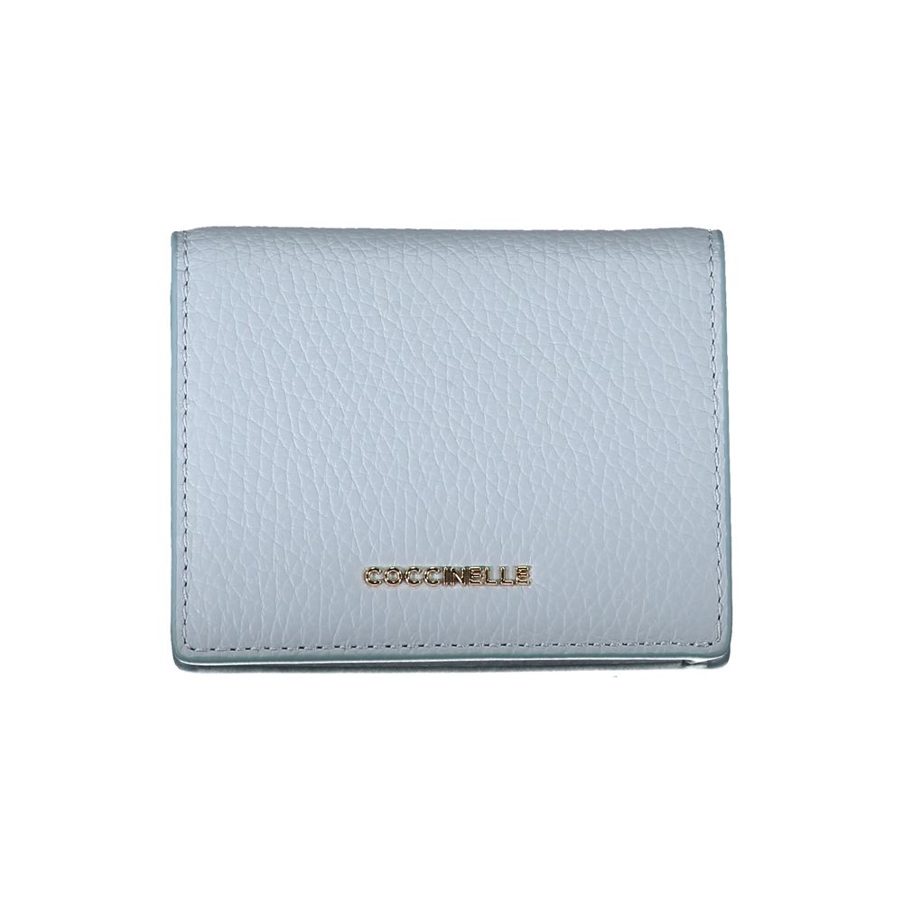 Coccinelle Light Blue Leather Women Wallet