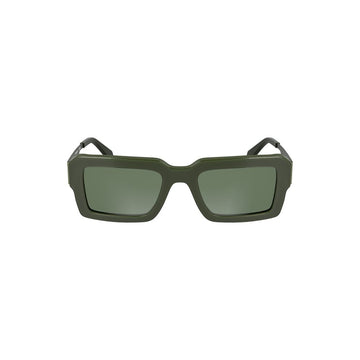 Calvin Klein Green Haircalf Women Sunglass