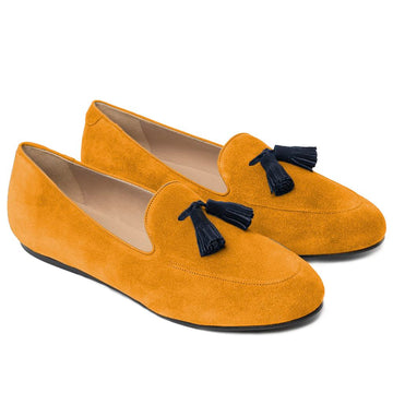 Charles Philip Yellow Calfskin Loafer