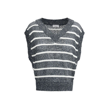 Brunello Cucinelli Striped Vest