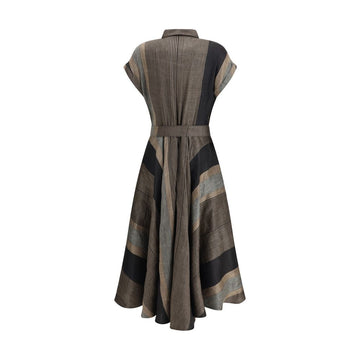 Sara Roka Chemisier striped Dress