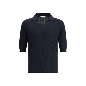 Cruciani Silk Polo Shirt