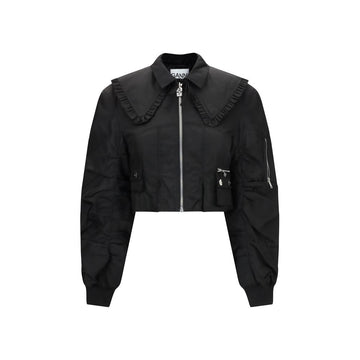 Ganni Duchesse Bomber Jacket