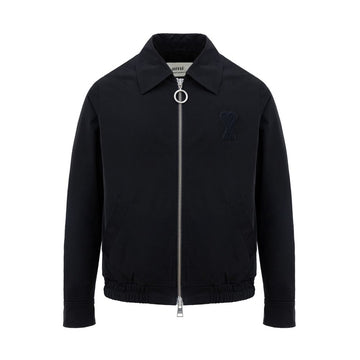 Ami Paris Black Polyester Jacket
