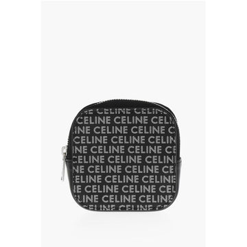 Celine All-Over Logo Leather Money Holder