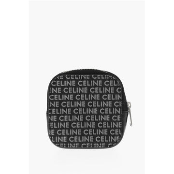 Celine All-Over Logo Leather Money Holder