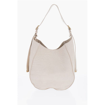 Burberry Grained Leather CHESS Bag with Removable Clutch