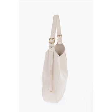 Burberry Grained Leather CHESS Bag with Removable Clutch