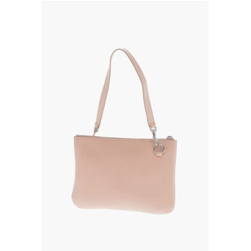 Jil Sander Leather Clutch with Removable Strap