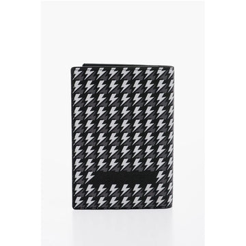 Neil Barrett All Over Logo Leather Wallet