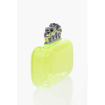 Alexander McQueen See-Through FOUR RING Hard Clutch Bag