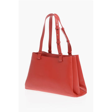 Moschino LOVE 3 Compartment Faux Leather Tote Bag