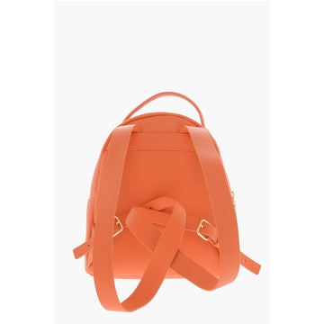 Moschino LOVE Faux Leather Backpack with Golden Logo