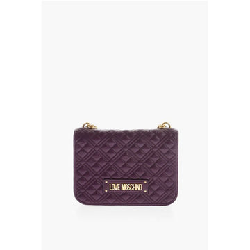 Moschino LOVE quilted faux leather shoulder bag