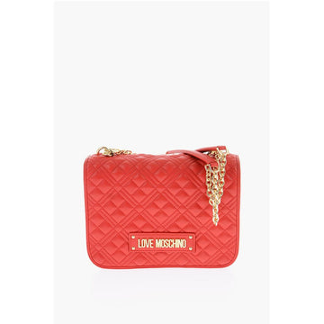 Moschino LOVE quilted faux leather shoulder bag