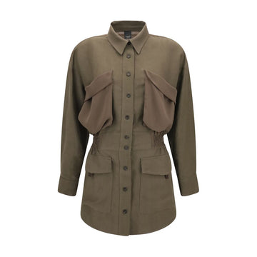 PINKO Linen Shirt Jacket